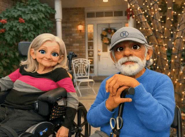 Animated loop visual